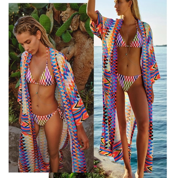 Zara Dresses & Skirts - Multicolored Kimono